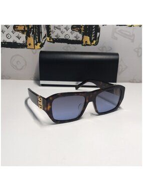 Givenchy GV40036 U 52W Sunglasses Havana Blue New